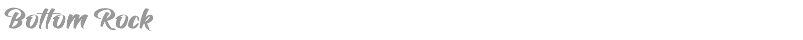 Bottom Rock font preview